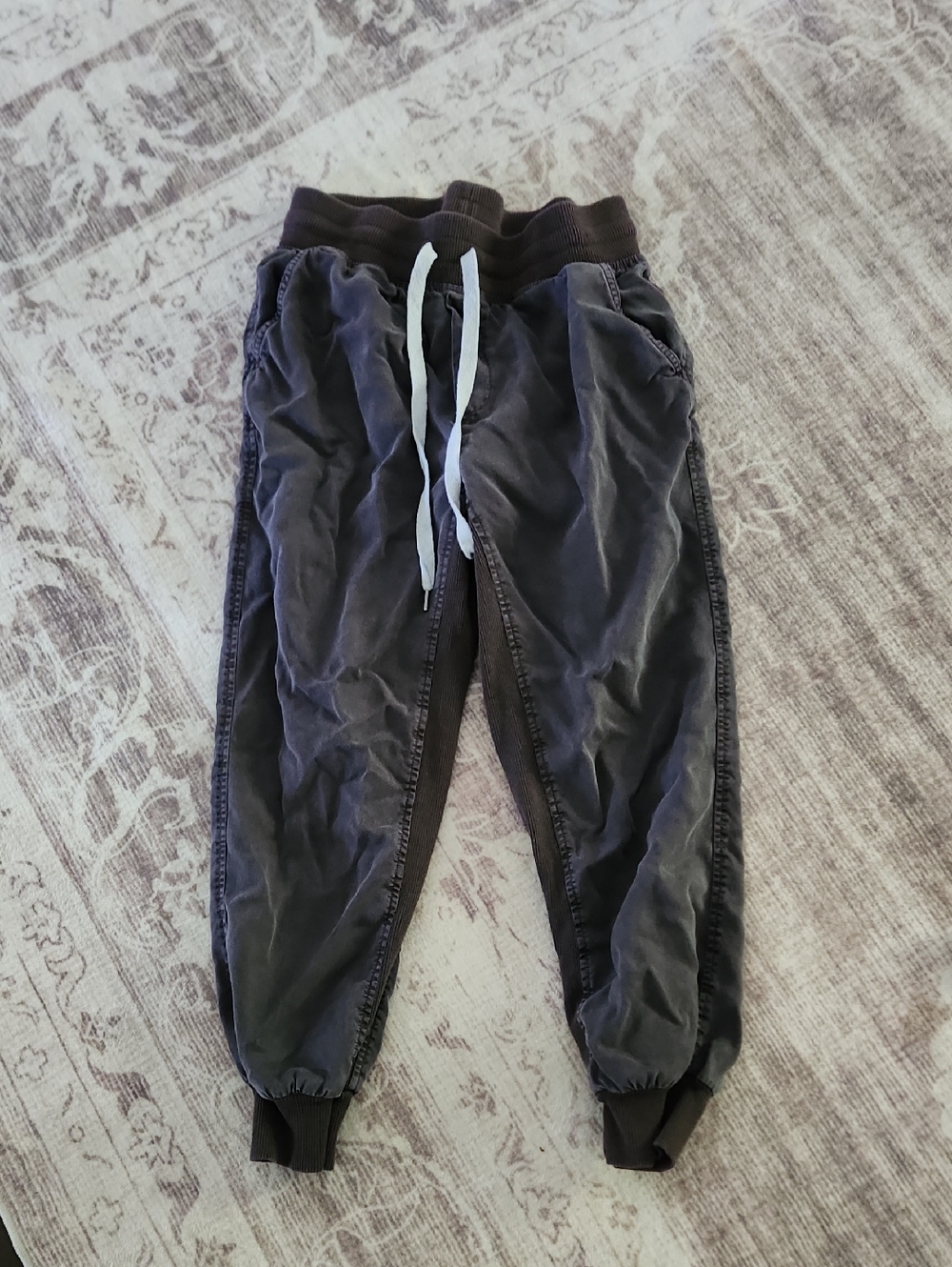 aerie Chocolate Brown Ribbed Waistband Sweatpants